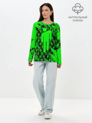 Лонгслив женский. Хлопок / BILLIE EILISH