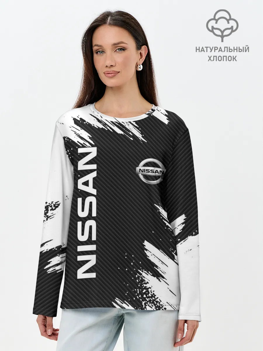 Лонгслив женский. Хлопок / NISSAN