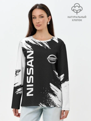Лонгслив женский. Хлопок / NISSAN