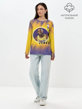 Лонгслив женский. Хлопок / LeBron James