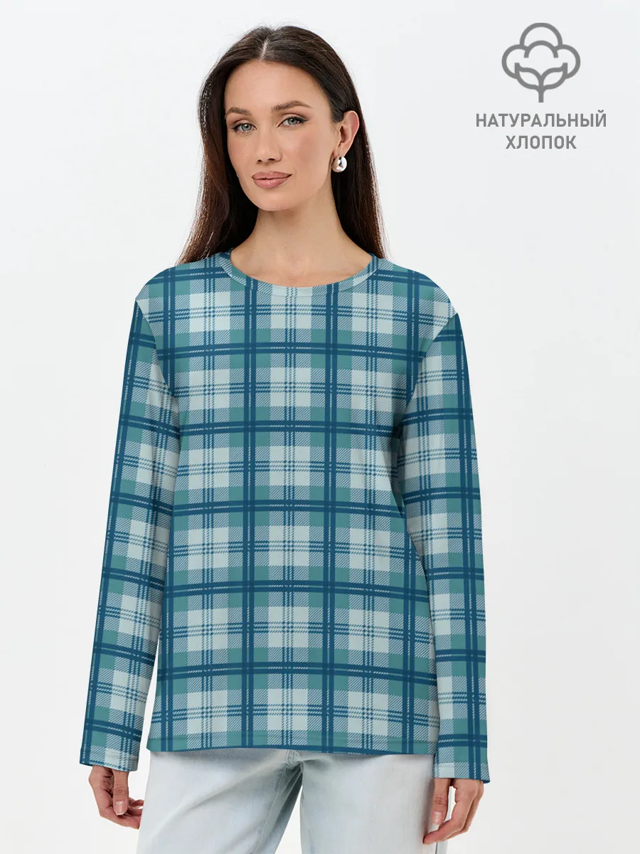 Лонгслив женский. Хлопок / Джентльмены