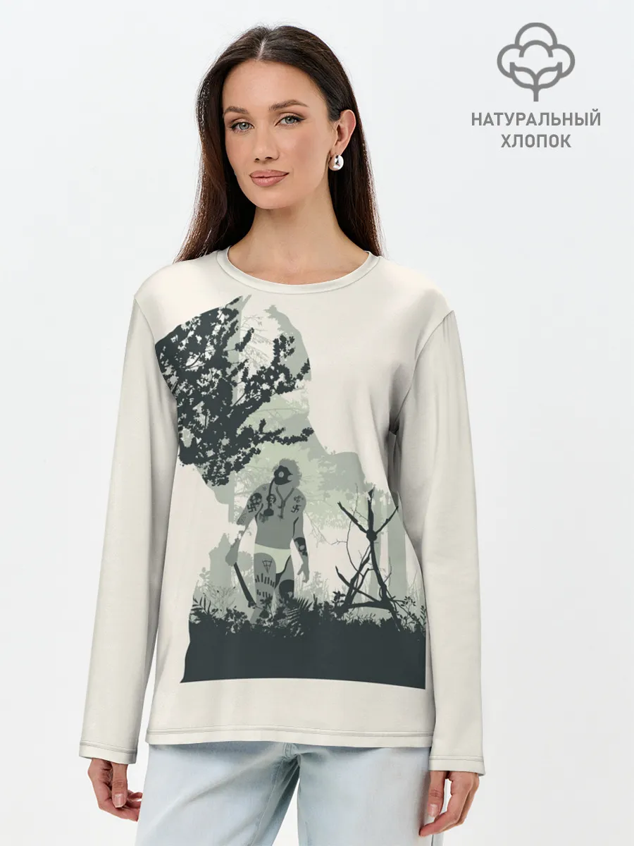 Лонгслив женский. Хлопок / Настоящий детектив