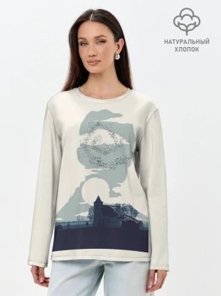 Лонгслив женский. Хлопок / Настоящий детектив