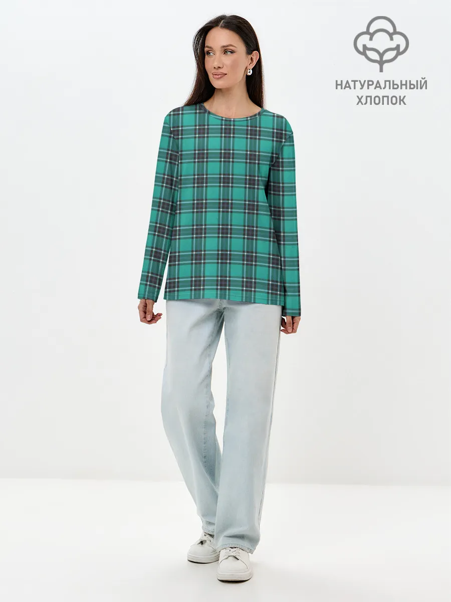 Лонгслив женский. Хлопок / Джентльмены