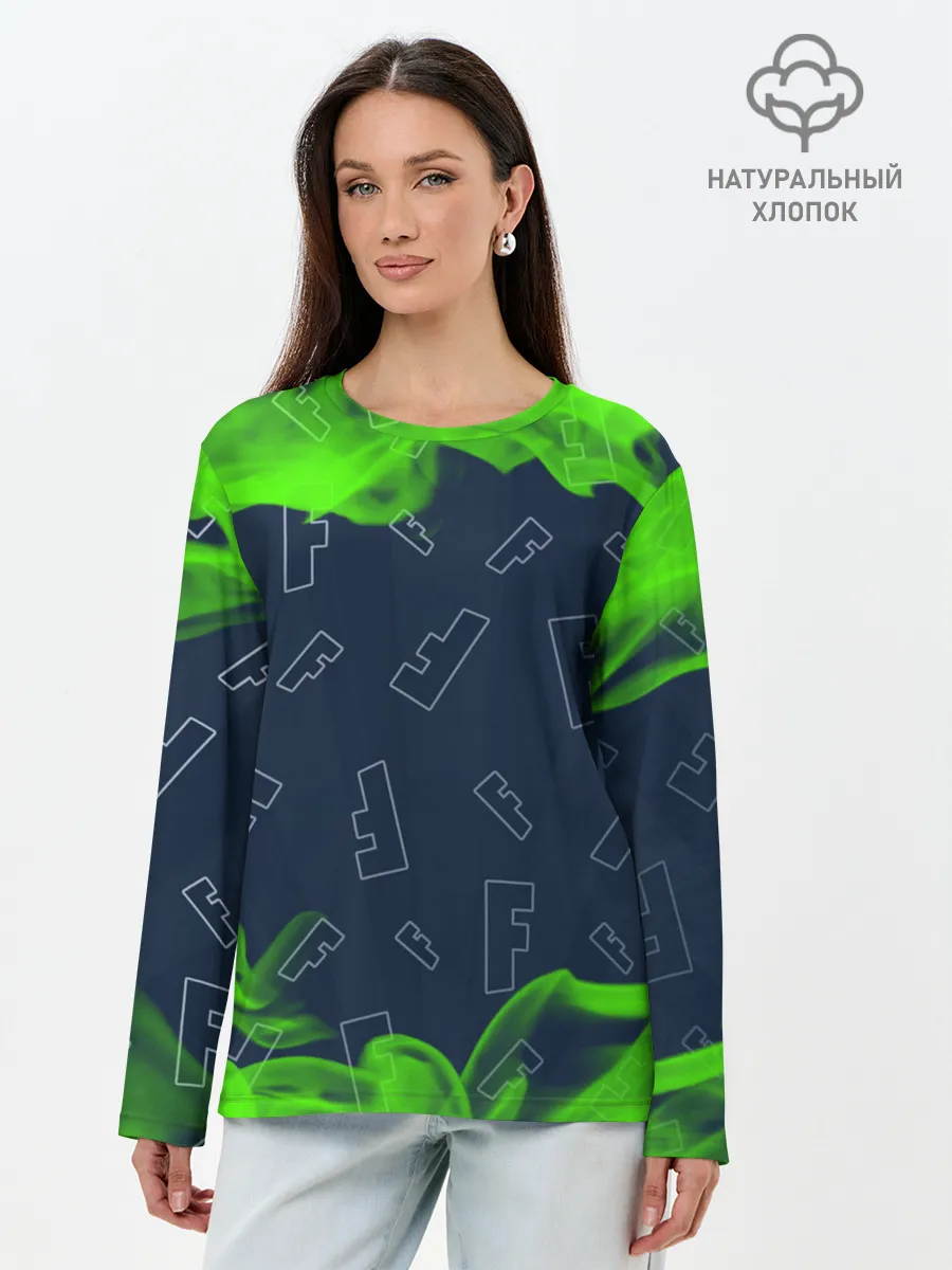 Лонгслив женский. Хлопок / FORTNITE / ФОРТНАЙТ