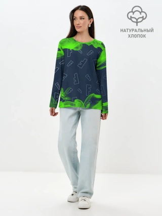 Лонгслив женский. Хлопок / FORTNITE / ФОРТНАЙТ