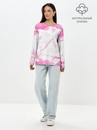 Лонгслив женский. Хлопок / LIL PEEP / ЛИЛ ПИП