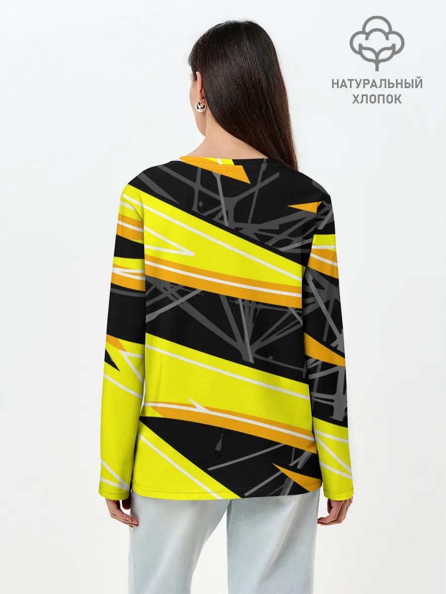 Лонгслив женский. Хлопок / Форма для мотокросса FOX