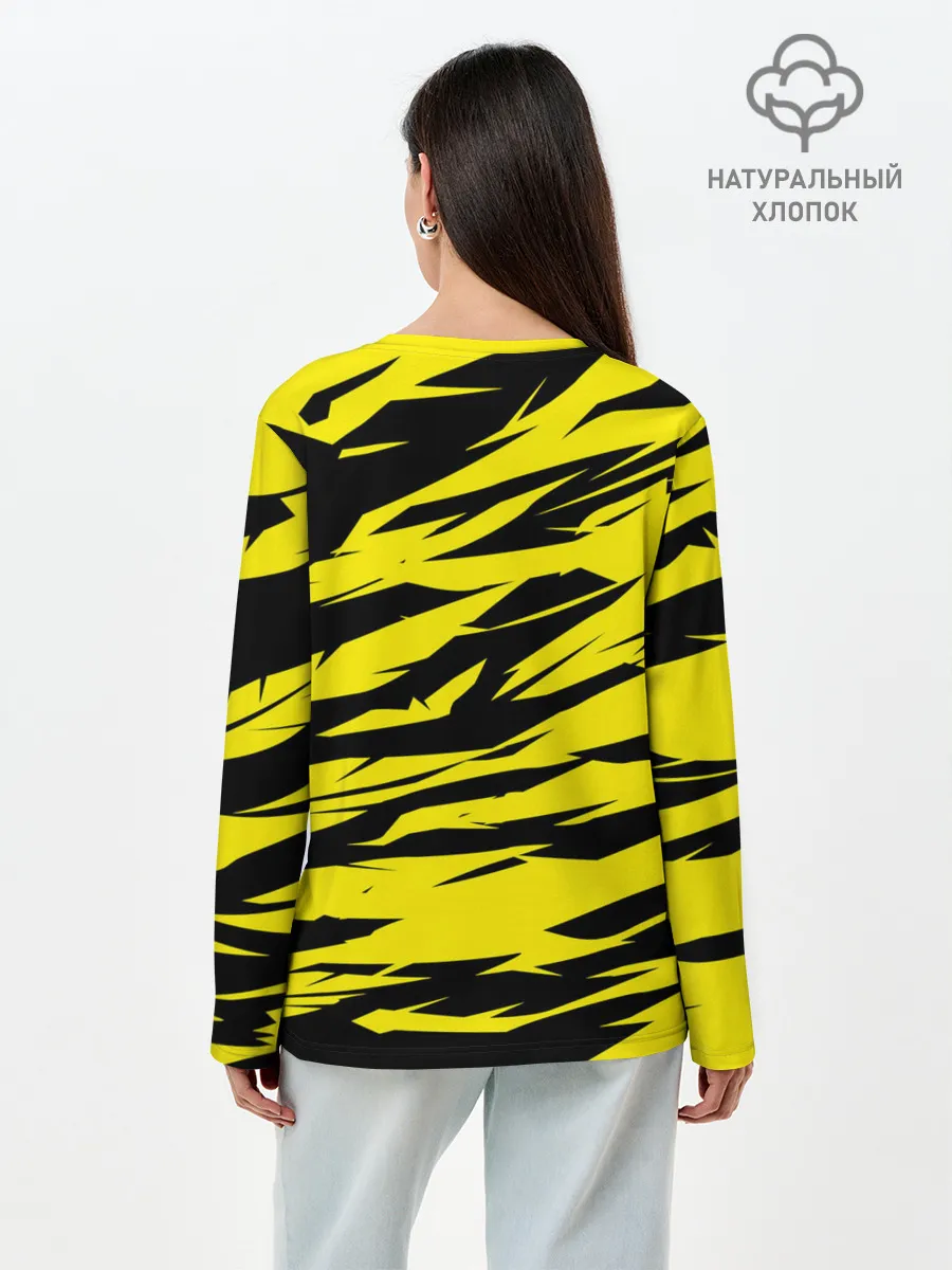 Лонгслив женский. Хлопок / Форма для мотокросса FOX