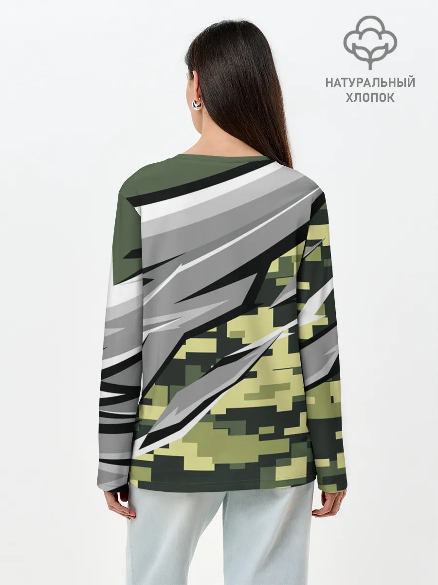 Лонгслив женский. Хлопок / HONDA