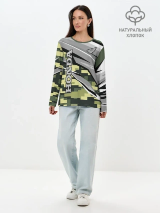 Лонгслив женский. Хлопок / HONDA