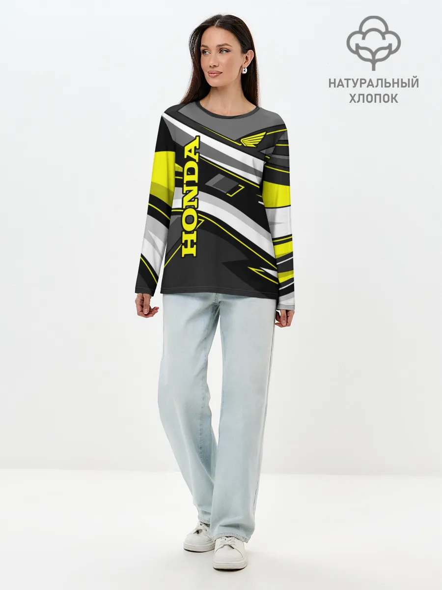 Лонгслив женский. Хлопок / HONDA