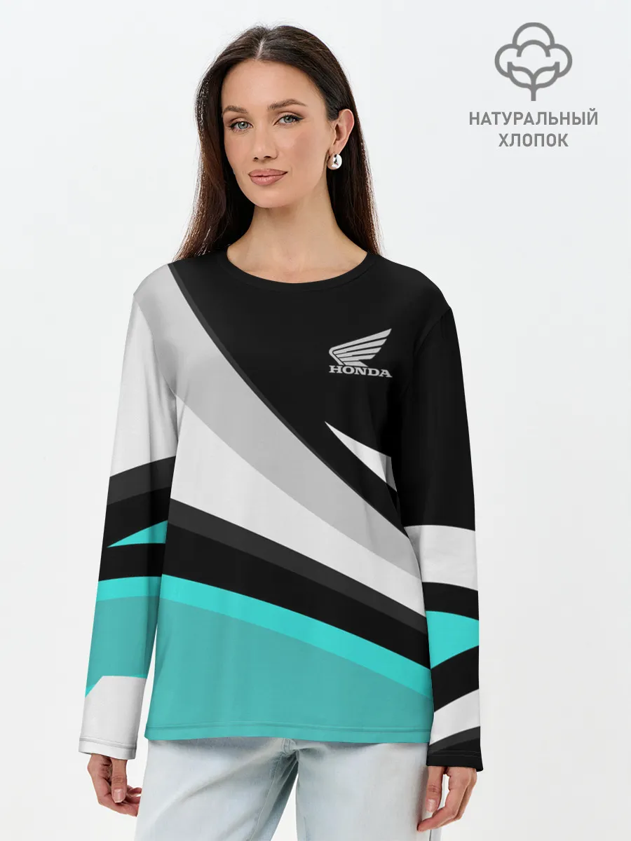 Лонгслив женский. Хлопок / HONDA