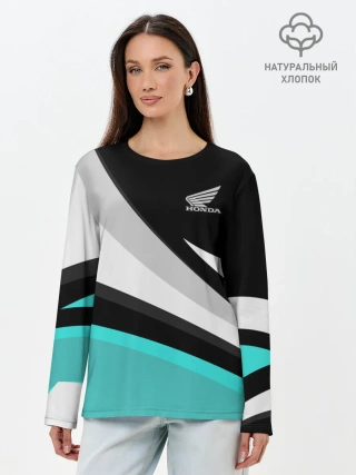 Лонгслив женский. Хлопок / HONDA