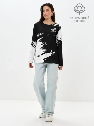 Лонгслив женский. Хлопок / HONDA