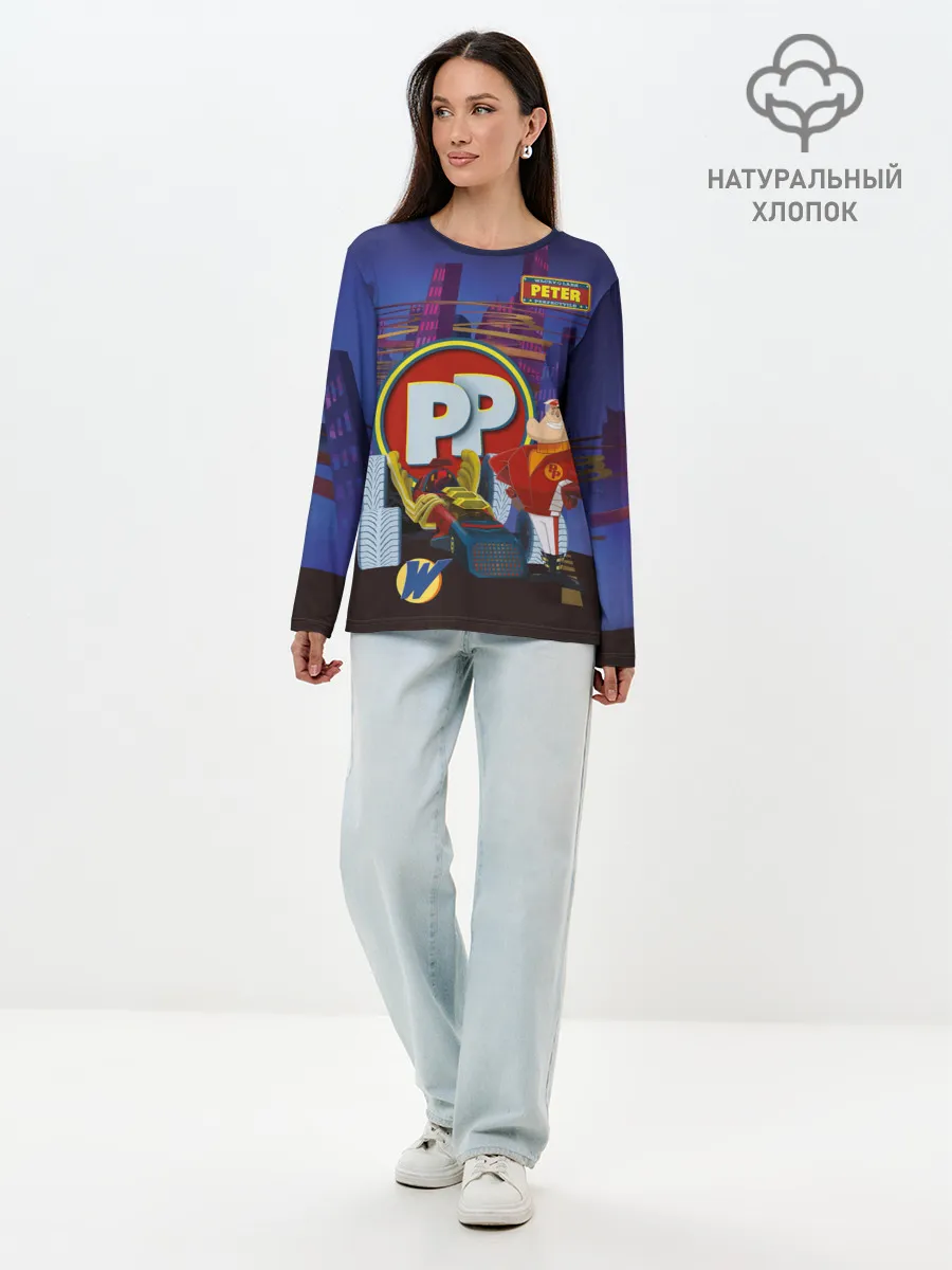 Лонгслив женский. Хлопок / Peter Perfect PP
