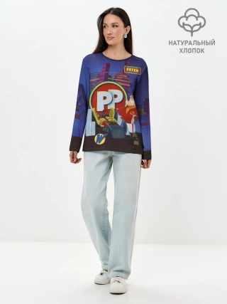 Лонгслив женский. Хлопок / Peter Perfect PP