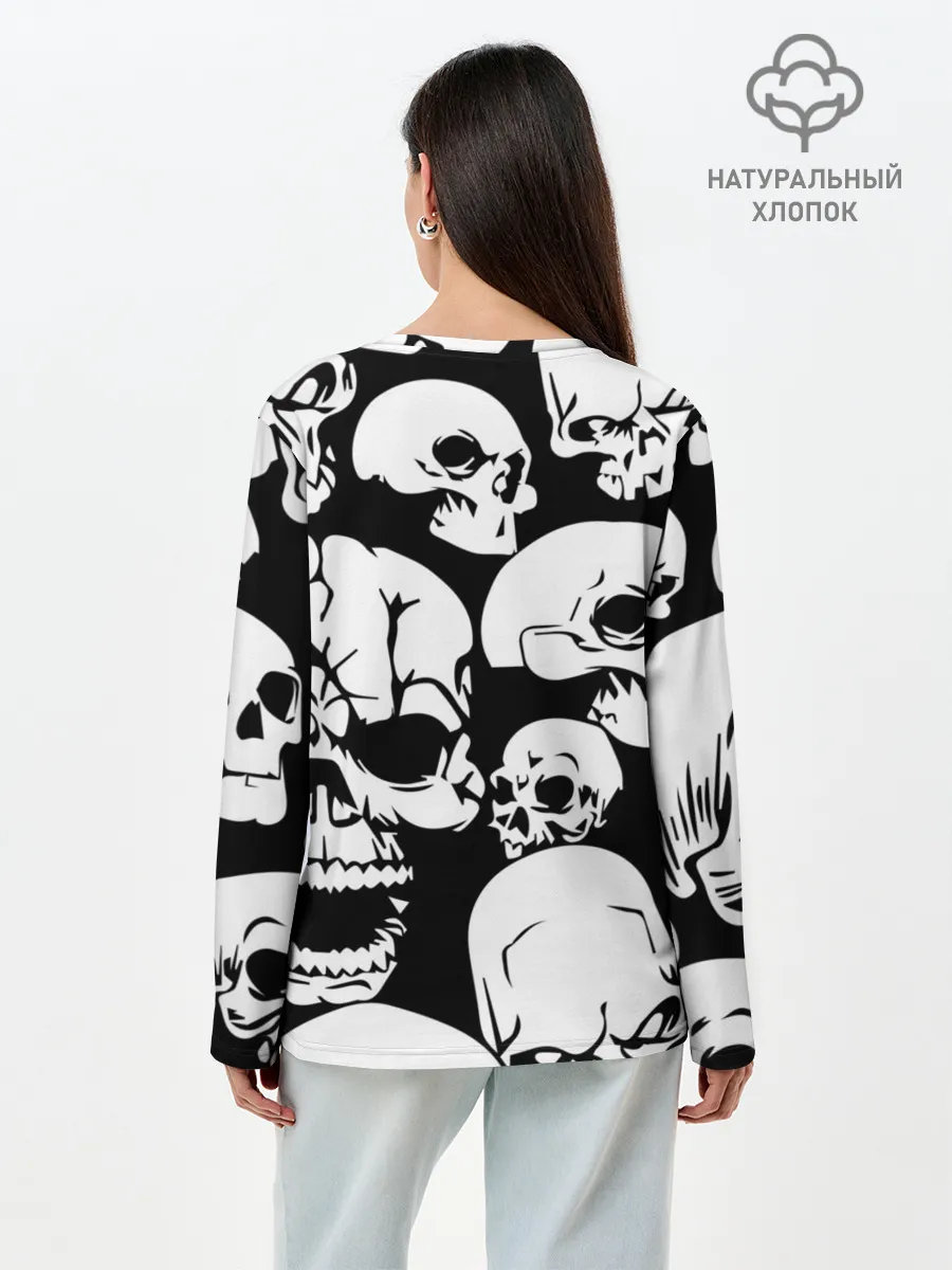 Лонгслив женский. Хлопок / HONDA