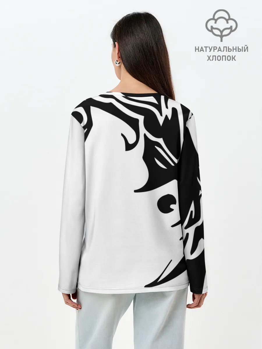 Лонгслив женский. Хлопок / Slipknot