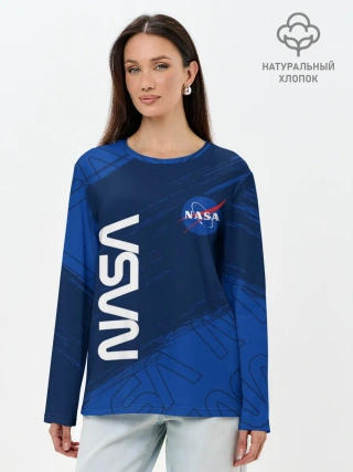 Лонгслив женский. Хлопок / NASA / НАСА