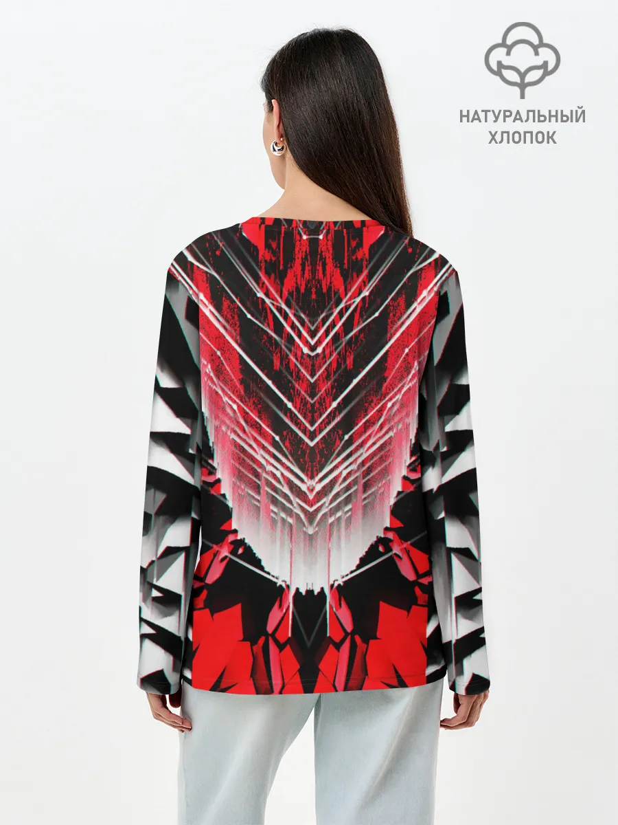 Лонгслив женский. Хлопок / STRIPES