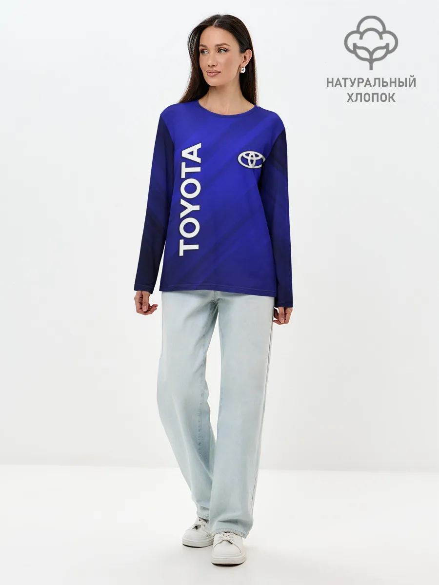 Лонгслив женский. Хлопок / TOYOTA