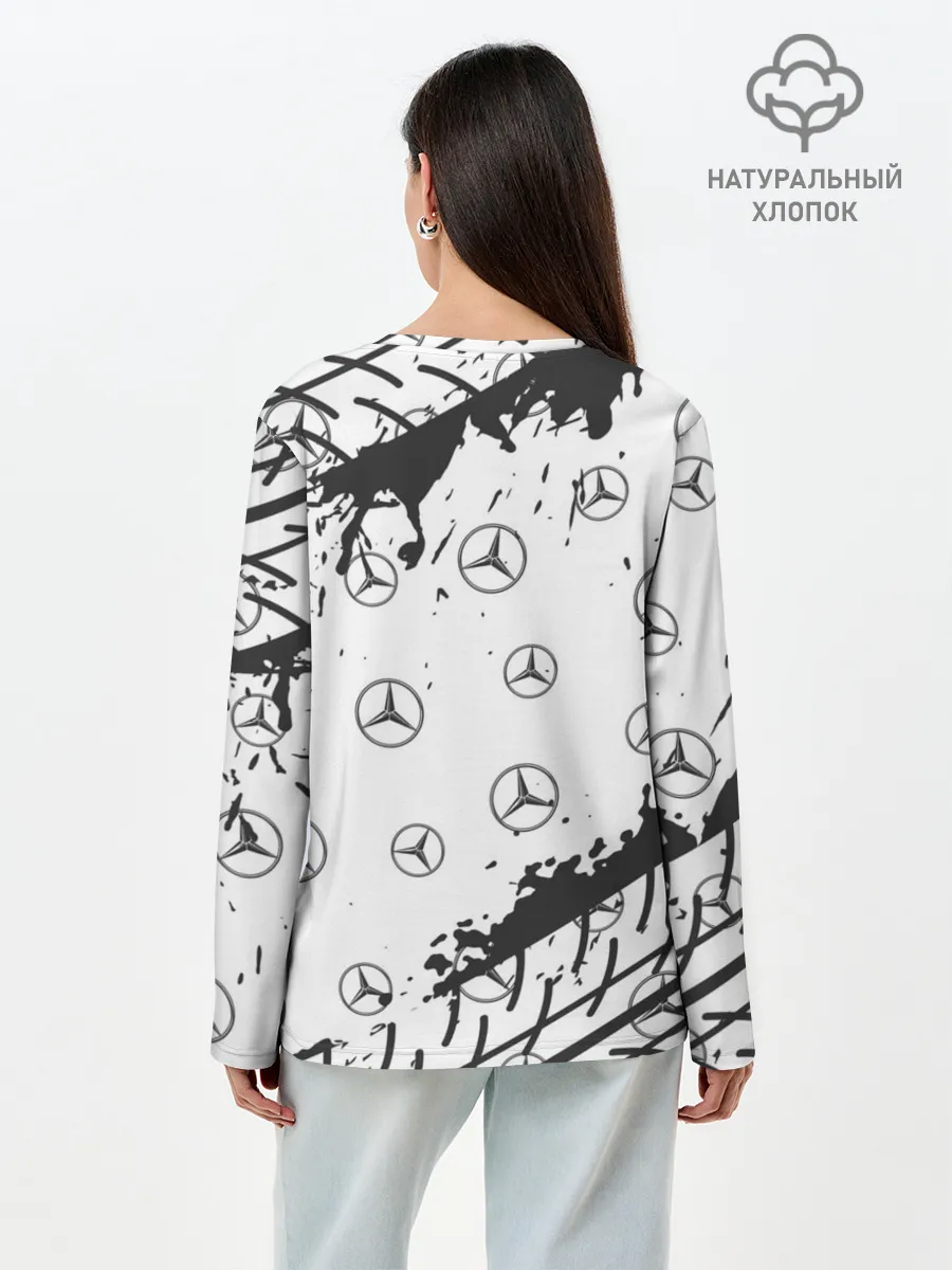 Лонгслив женский. Хлопок / MERCEDES / МЕРСЕДЕС
