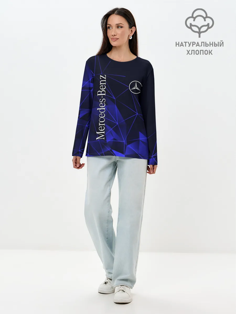 Лонгслив женский. Хлопок / MERCEDES