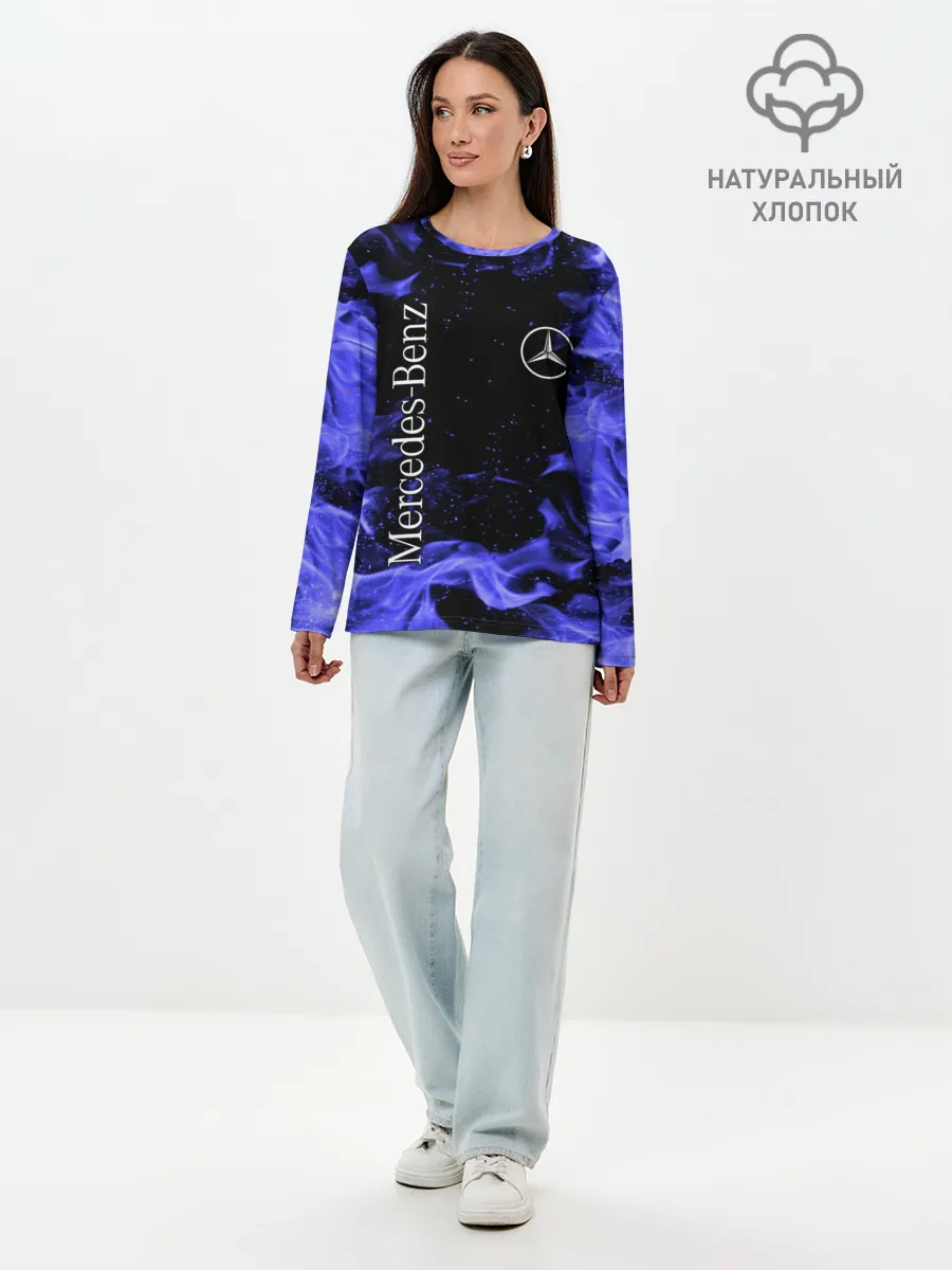 Лонгслив женский. Хлопок / MERCEDES