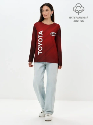 Лонгслив женский. Хлопок / TOYOTA
