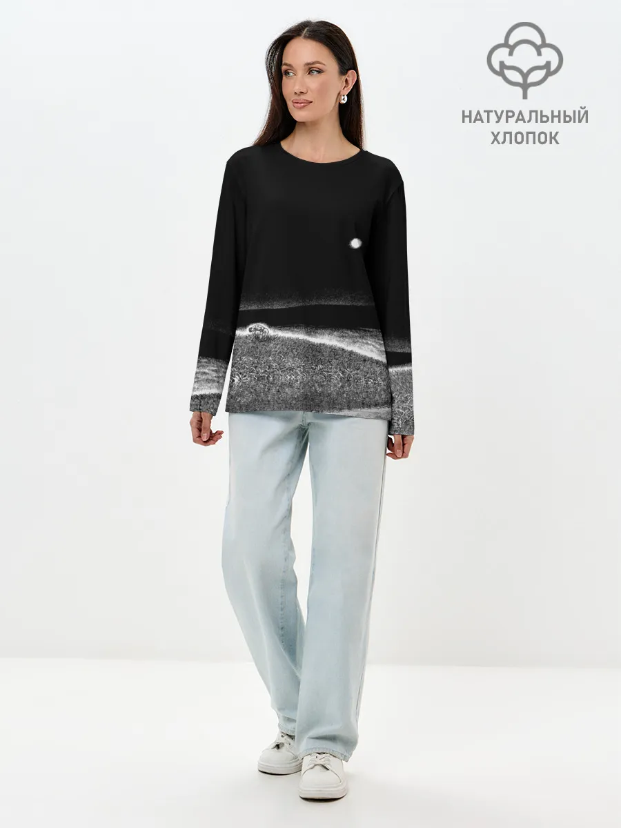 Лонгслив женский. Хлопок / Broken