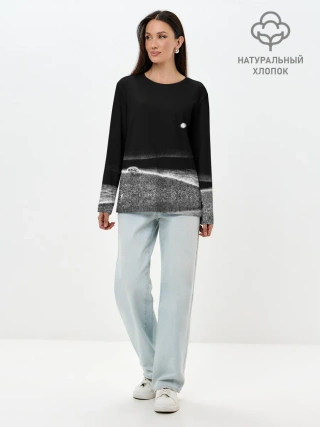 Лонгслив женский. Хлопок / Broken