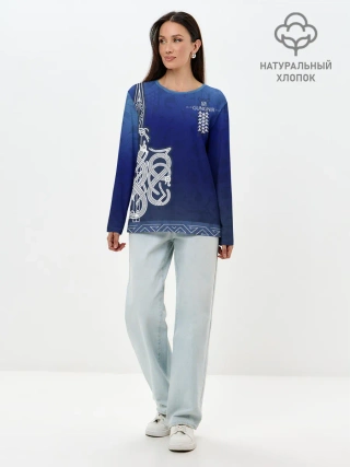 Лонгслив женский. Хлопок / cs:go | AWP Gungnir style