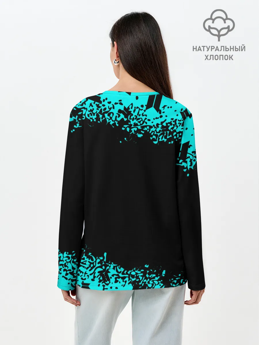 Лонгслив женский. Хлопок / BTS / БТС