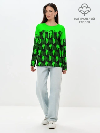 Лонгслив женский. Хлопок / BILLIE EILISH