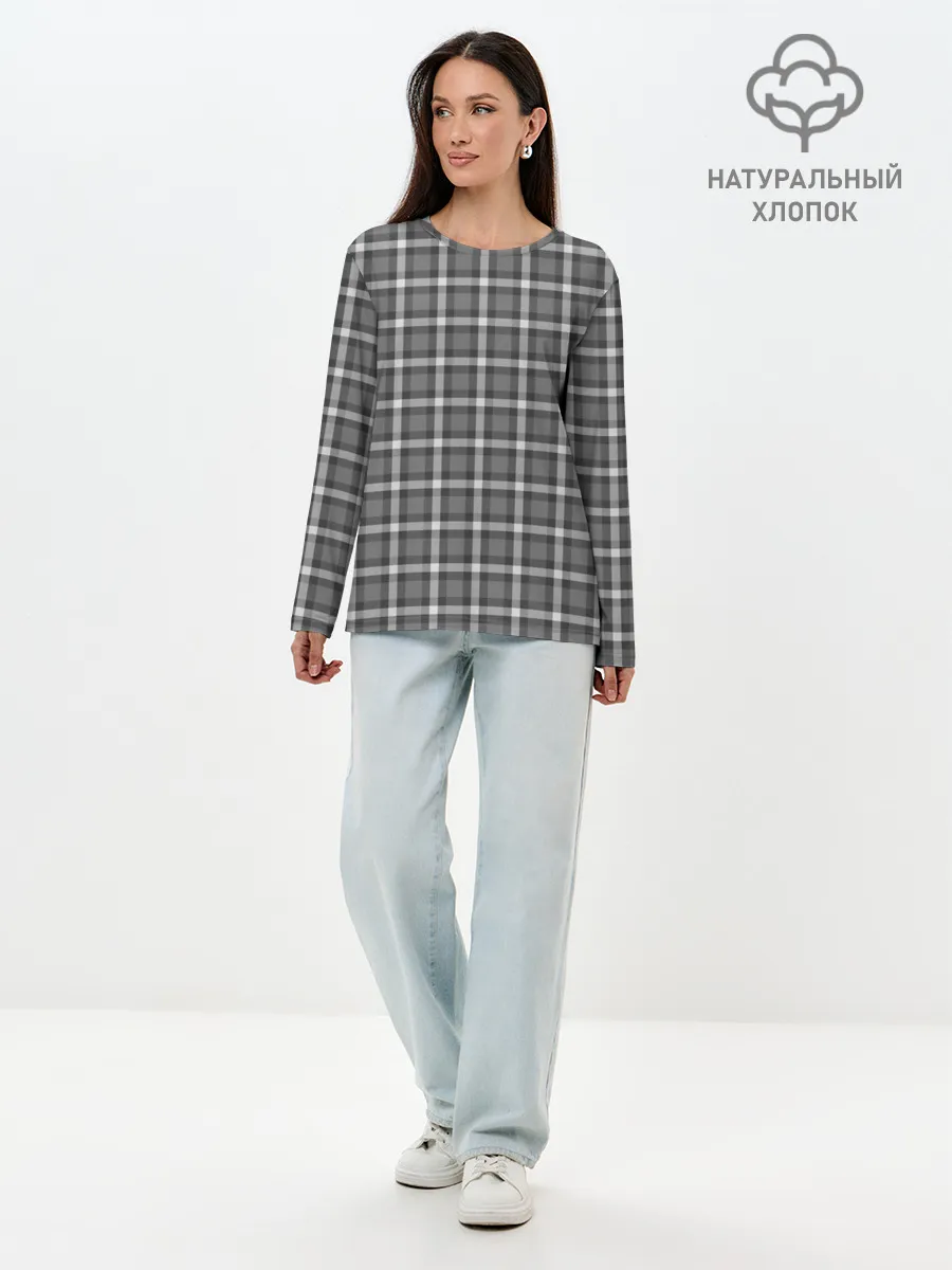 Лонгслив женский. Хлопок / Classic