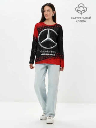 Лонгслив женский. Хлопок / MERCEDES / МЕРСЕДЕС