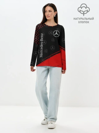 Лонгслив женский. Хлопок / MERCEDES / МЕРСЕДЕС