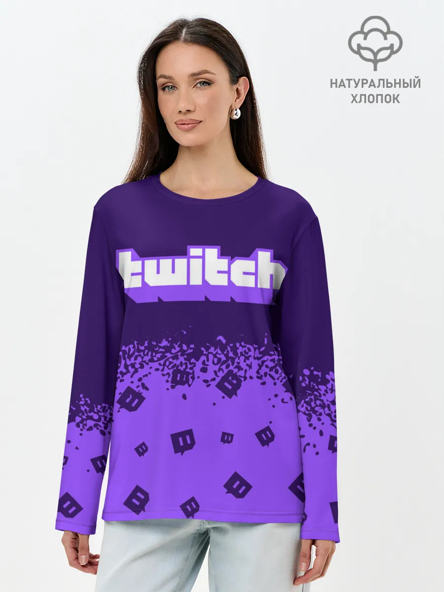 Лонгслив женский. Хлопок / TWITCH / ТВИЧ