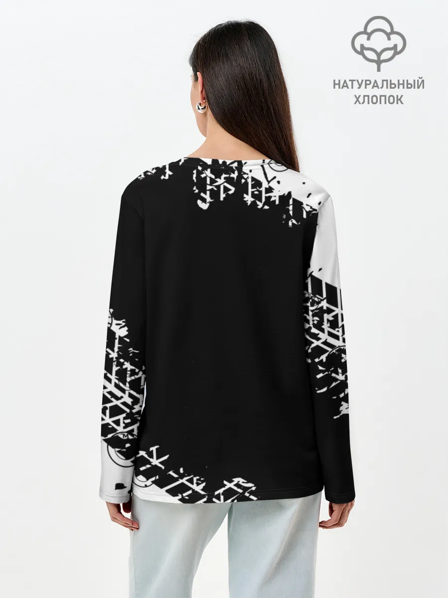 Лонгслив женский. Хлопок / BMW / БМВ