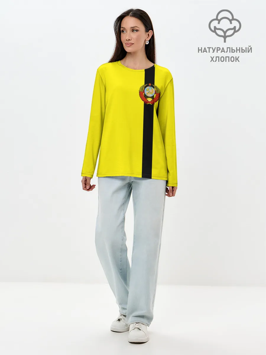 Лонгслив женский. Хлопок / СССР