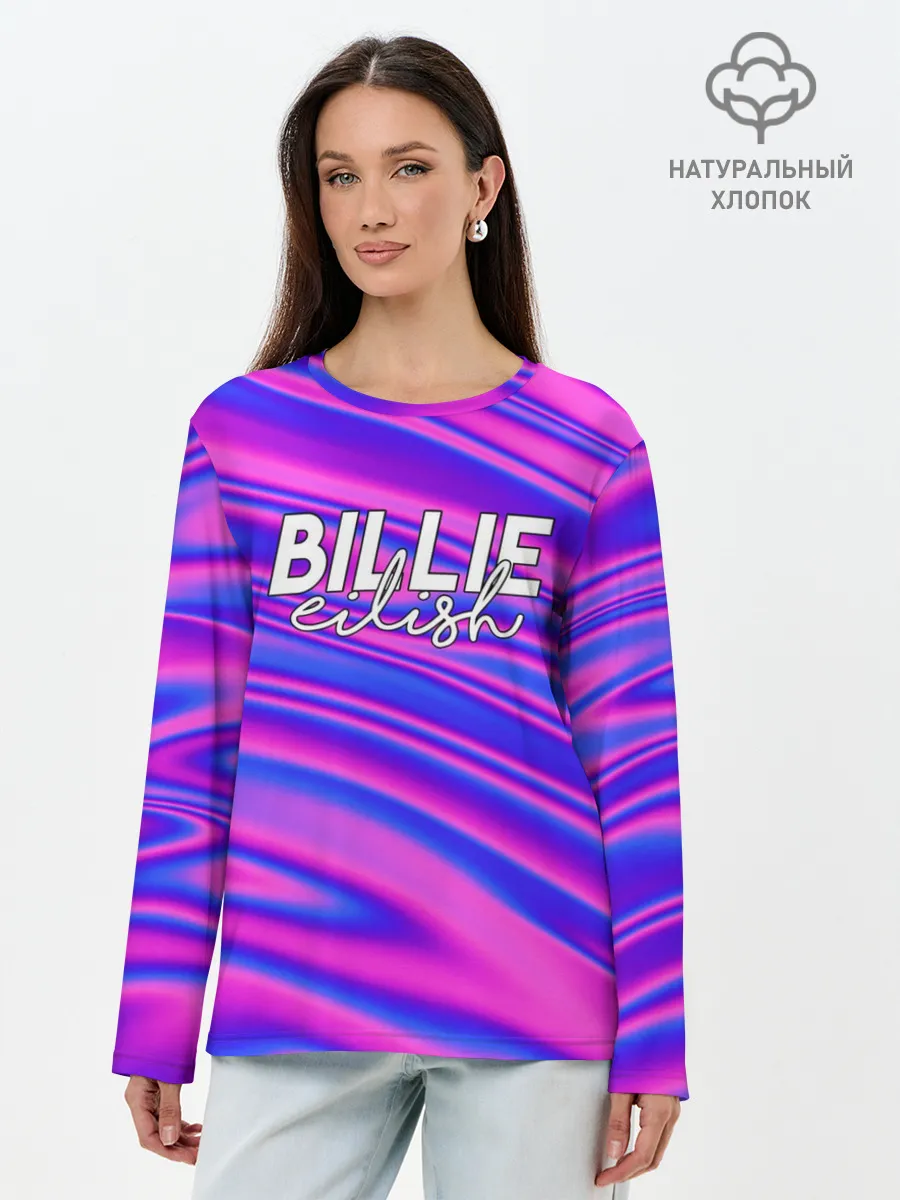 Лонгслив женский. Хлопок / BILLIE EILISH