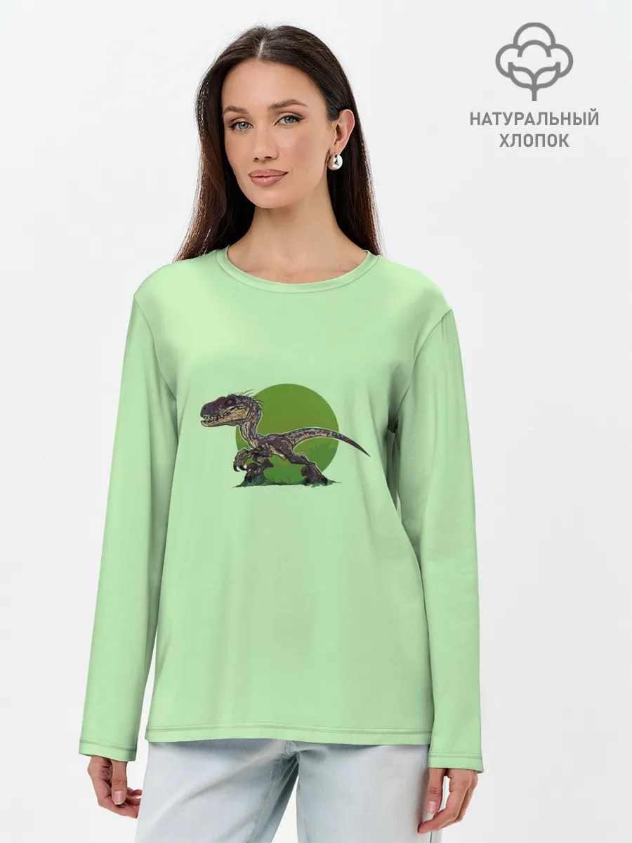 Лонгслив женский. Хлопок / IndoR