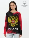 Лонгслив женский. Хлопок / РОССИЯ / RUSSIA