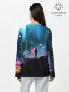 Лонгслив женский. Хлопок / CITY NEON