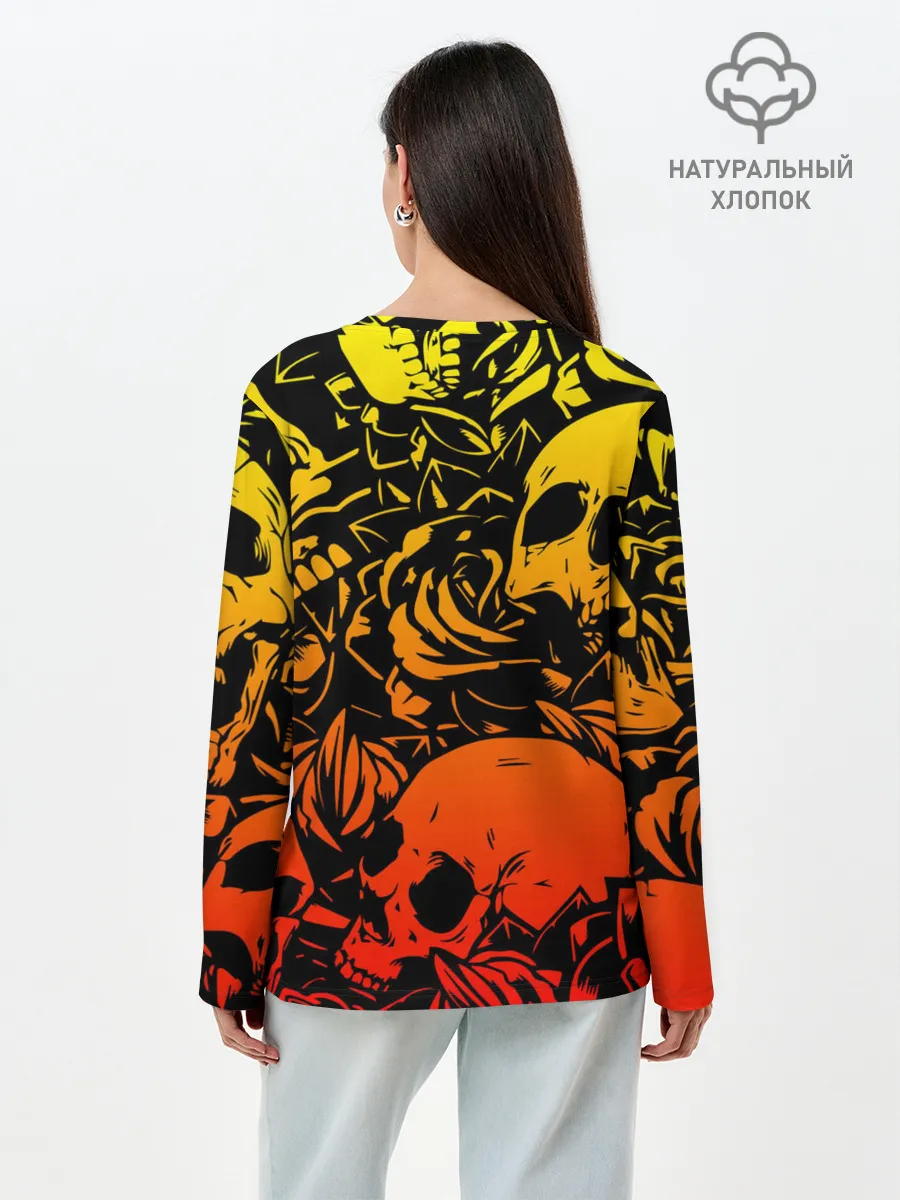 Лонгслив женский. Хлопок / JoJo Bizarre Adventure