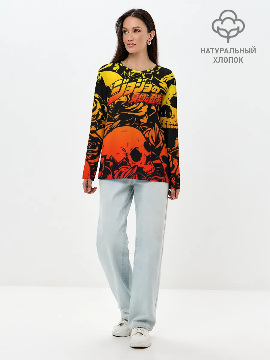 Лонгслив женский. Хлопок / JoJo Bizarre Adventure