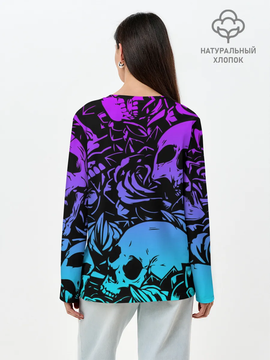 Лонгслив женский. Хлопок / JoJo Bizarre Adventure