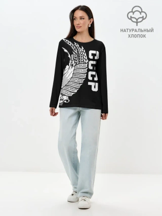 Лонгслив женский. Хлопок / СССР