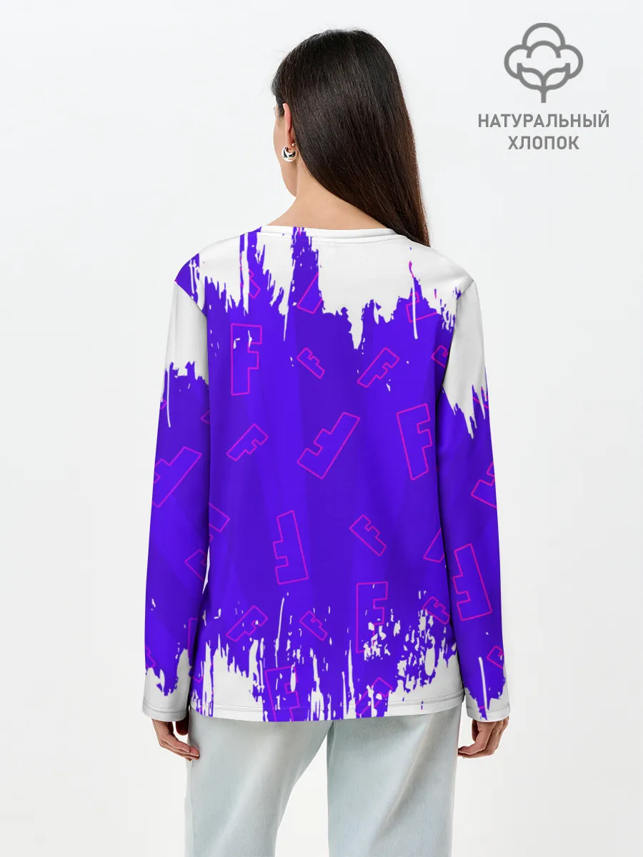 Лонгслив женский. Хлопок / FORTNITE / ФОРТНАЙТ